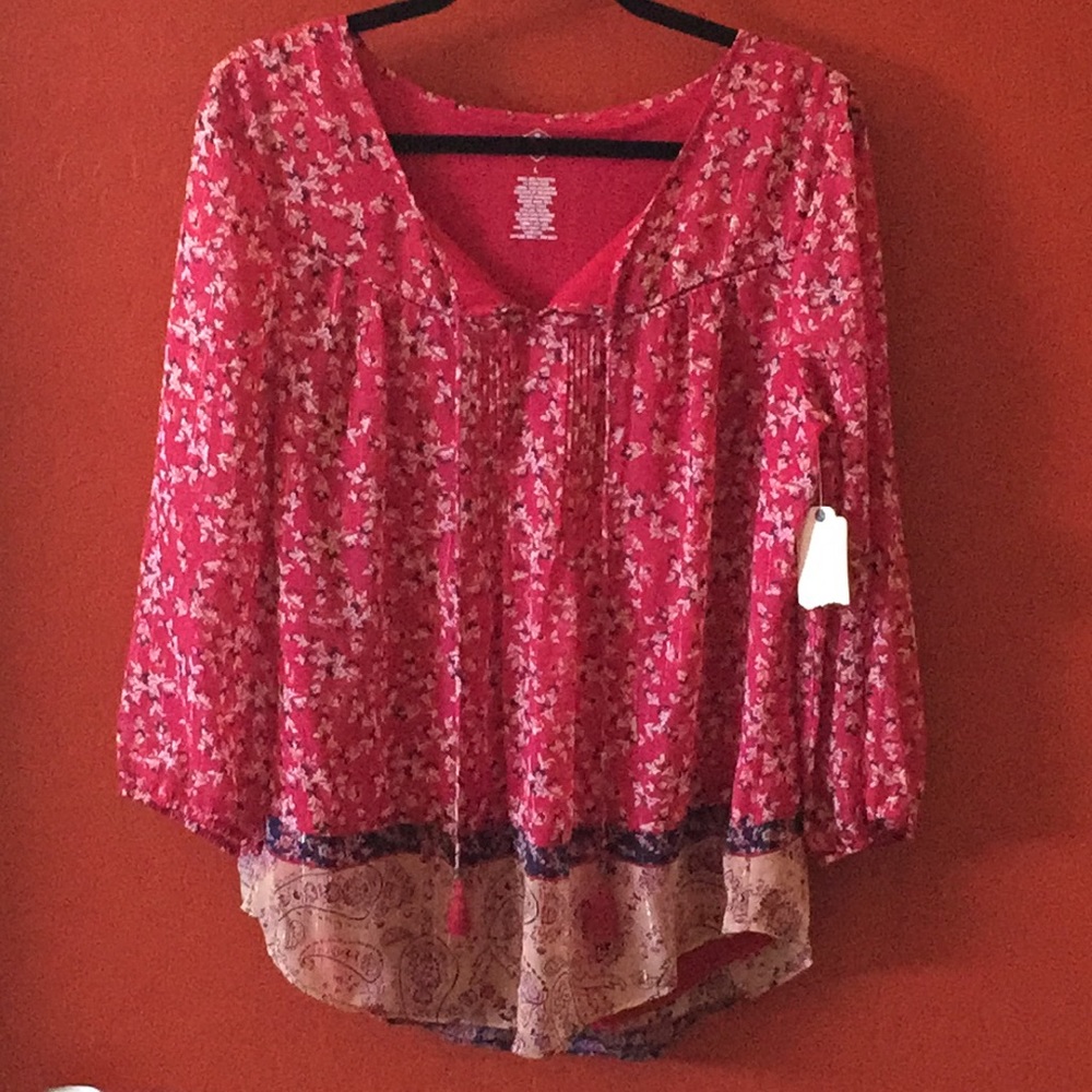 Boho tunic size large